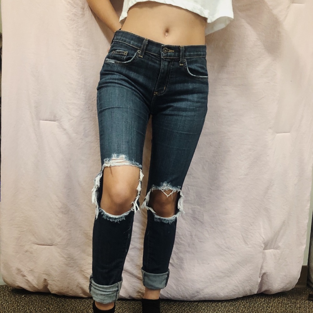 Carmar blue denim jeans